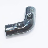 Conexiones de tubería delgada recubiertas de 28 mm, serie HJ, codo metálico de 110 grados con electroforesis para banco de trabajo industrial, carro y estantería