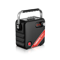 Malata 50-100W Altavoz PA Recargable de 5.25 Pulgadas Súper Compacto de Rango Completo con Micrófono Incorporado, Micrófono Inalámbrico y Pantalla Portátil