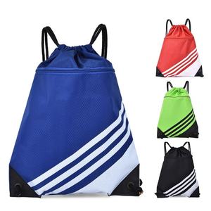 Personalized Promotional Gym Custom Oxford Lining Portable Polyester Zipper <b>Backpack</b> with <b>Drawstring</b> Closure and Logo - Product Image 1