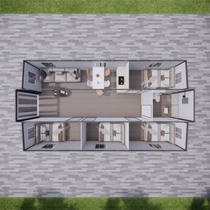 Habitations modulaires préfabriquées personnalisables, adaptées aux bureaux à domicile et aux maisons conteneurs résidentielles de 20 et 40 pieds - Product Image 1