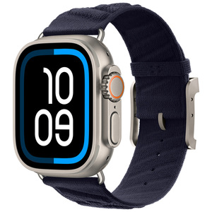 Cinturino in Nylon alpino con motivo a onda H per orologio <span class=keywords><strong>Apple</strong></span> <span class=keywords><strong>Watch</strong></span> Ultra 10 8 7 6 5 <span class=keywords><strong>4</strong></span> 3 - Product Image 1