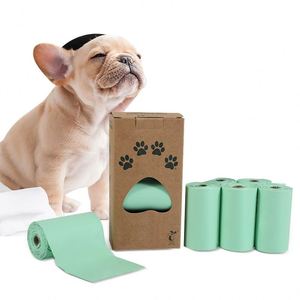 Wholesale Eco-Friendly Cornstarch Pet Waste Disposal Bags Biodegradable <b>Dog</b> Poop Bag Dispenser Reusable Seal Compostable Garbage - Product Image 5