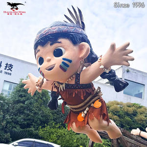 Kabile Tarzı Simüle Edilmiş Figür Animatronik Çizgi Film Karakterleri Modeli Resimle Özelleştirilmiş - Product Image 5