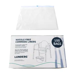 بطانات للسرير بيضاء مقاس 20.5 بوصة × 15 بوصة للبيع بالجملة مع وسادات تساعد على امتصاص البراز لأسفل السرير