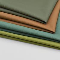 Tissu en cuir synthétique PVC Rexine en gros, similicuir végétalien Litchi Lychee pour la décoration intérieure, la sellerie de sièges de voiture