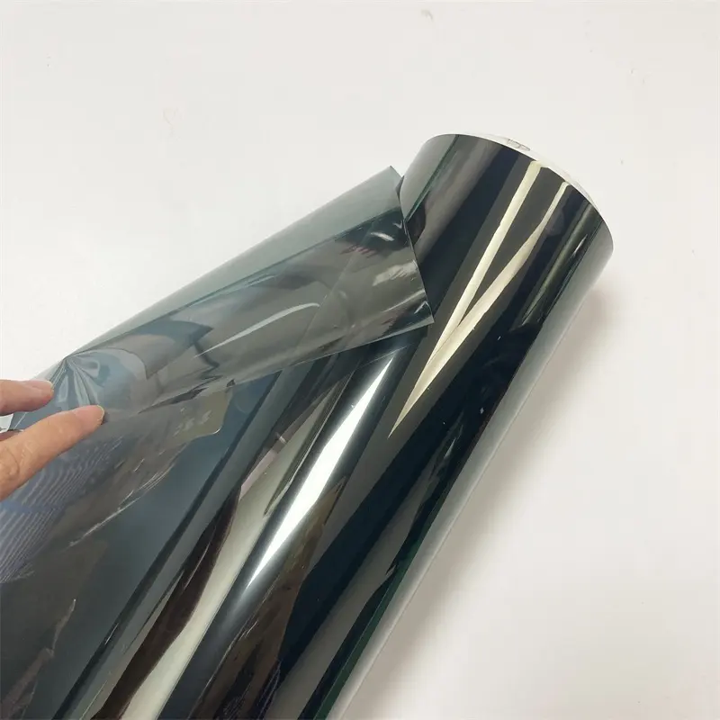 Popular Selling Semi-reflective Nano Car Window Film Black Chrome FX20 Laminas Films for automotive and architectural