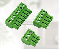 Adaptador XLR Hembra Plano de 3.5MM para Automoción, Bloque de Terminales de 6P, 32A 300V, Conectores PCB Tipo Enchufable, Modelo PA66 UL94V-0