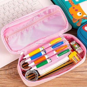 Dessin animé bricolage boîte-cadeau écoliers imprimer bricolage pointillage peinture par numéros porte-<span class=keywords><strong>crayon</strong></span> sac fourre-tout diamant peinture avec fermeture éclair - Product Image 1