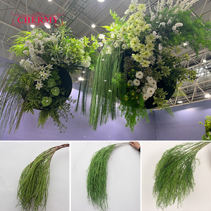 Vente en gros usine de fausse <span class=keywords><strong>plante</strong></span> suspendue au plafond en fleurs artificielles, branche d'Amaranthus Caudatus en laine pour la décoration d'arche de mariage - Product Image 5