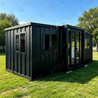 Maison préfabriquée isolée écologique FLKT, maison de luxe en conteneur extensible de 20 pieds, maison pliable portable, mini-maison