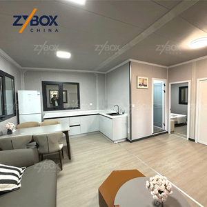 Villa Modular Prefabricada de Lujo Premium, Casa Contenedor Expandible de 20 pies con Terraza Frontal y Escalones para el Mercado de EE. UU. y Australia - Product Image 4