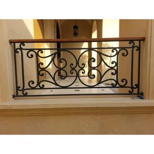 Barandilla de aluminio <span class=keywords><strong>Prima</strong></span> sin tiradores para montaje en poste, para uso seguro en escaleras, estilo personalizado para interiores, con espacio estándar entre barras - Product Image 2