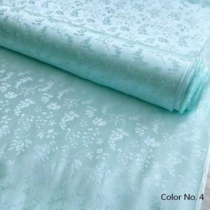 Tela Jacquard 100% Seda de Morera, Tela Satén Dobby de 19 mm, Diseño Floral Transpirable para Vestidos y Pijamas - Product Image 4