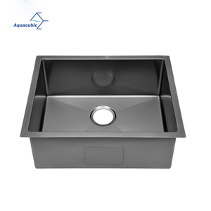 Lavello da cucina RV a incasso singolo, profondo, in acciaio inossidabile T304 calibro 18, 23 x 19 pollici - Product Image 6
