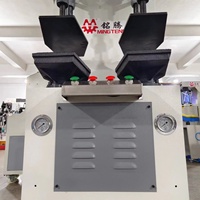 Machine à presser les semelles de chaussures MingTeng, moteur, engrenage, roulement pour semelles extérieures de chaussures en cuir/de sport, 380V/220V, garantie 1 an