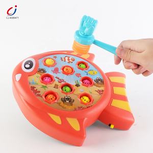 Chengji jeux électroniques éducatifs bricolage jouets <span class=keywords><strong>poisson</strong></span> mignon apprentissage précoce réaction formation dessin animé marteau Whack une taupe jouet - Product Image 2