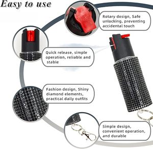 Wholesale bling self defense led Gift Keychain <b>Set</b> for Women Including Wrist Strap, Heart Accessory, Petal Decor and Pom Pom - Product Image 2