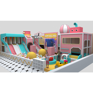 Kẹo chủ đề trẻ em thiết bị giải trí trò chơi trong nhà Thiết bị chơi trẻ em sân chơi nhỏ trong nhà với công viên giải trí trượt - Product Image 4