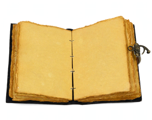 Carnet en cuir gothique Grimoire Journal Lovers Tarot avec papier à bords festonnés, style vintage sorcière, pour écriture, croquis, notes, cadeau idéal pour les amateurs de tarot - Product Image 6