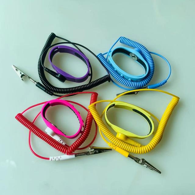 Adjustable Anti Static ESD Wristband Factory Sale Electrostatic Discharge Strap