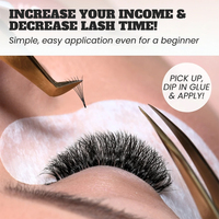 Anrolash – Éventails de cils préfabriqués légers pour extensions de cils volumineuses professionnelles – Application facile – Utilisation en salon et à domicile