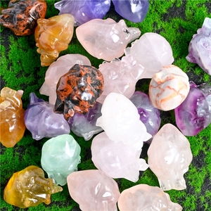 Cristales de Fluorita en Forma de Corazón de Alta Calidad al por Mayor, Gemas Decorativas de Feng Shui para Sanación y Decoración - Product Image 2