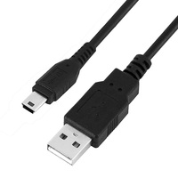 Câble de charge USB 2.0 vers Mini 5 broches de 1,5 m (5 pieds) pour disques durs externes/appareil photo/lecteur MP3/manette PS3/récepteur GPS