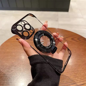 ฟิล์มป้องกันสำหรับ16 <span class=keywords><strong>PRO</strong></span> <span class=keywords><strong>MAX</strong></span> 15 14 13 12 11 PC, เคสป้องกันเลนส์ชาร์จแบบแม่เหล็กแบบใสเคสโทรศัพท์มือถือ - Product Image 6