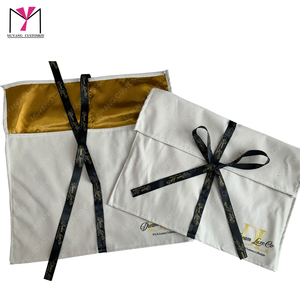 Sac en satin de luxe personnalisé avec logo, écologique, pour la promotion des perruques - Vente chaude MUYANG - Product Image 5
