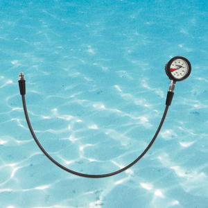 Manomètre de plongée haute pression SPG sous-marin 350 bars, matériau tressé noir, étanche, réglable, équipement de plongée durable - Product Image 2