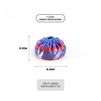 Décoration d'intérieur en PLA imprimé en 3D, motif Art Déco, en forme de boule torsadée anti-stress, avec motif nature morte, mouvement fluide, pour anniversaire et baptême