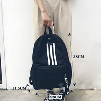 Mochila Escolar Unisex Personalizada a Bajo Precio, con Cierre, Diseño Simple y Casual, Estilo Universitario y de Secundaria, para Laptop
