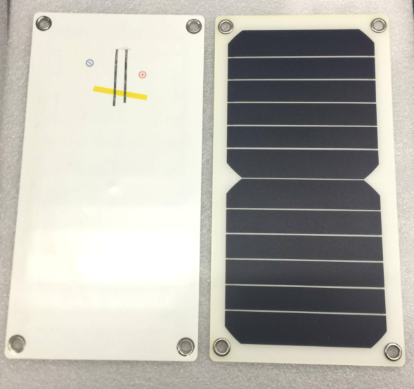 Panel de carga Solar plegable, batería integrada de 5000 mAh, cargador Solar USB plegable portátil de 6W para iPhone