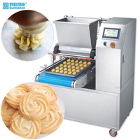 Machine à déposer des biscuits multifonctionnelle industrielle, utilisation en boulangerie, lait, eau, farine, nouvelle capacité de 80 à 100 kg/h, moule personnalisable