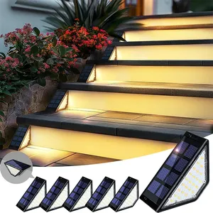 Lampes solaires étanches pour rampes d'escalier, clôtures, jardins, patios et allées, lampes solaires pour terrasses, lampes pour clôtures, lampes d'extérieur pour marches - Product Image 1