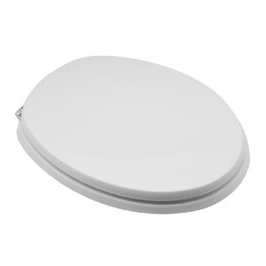 Copriwater Moderno con Chiusura Ammortizzata per Vaso Dolomite Tipo Perla, Allungato, in Plastica PP e Materiale Urea per Bagno - Product Image 2