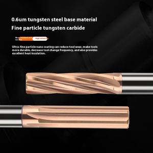 60 ° Độ chính xác cao H8 thập phân điểm hợp kim khoan lổ vonfram thép thẳng chân máy khoan lổ tráng H7 khoan lổ - Product Image 4