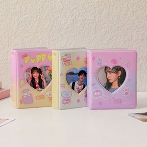 Álbum de fotos de PVC de una sola rejilla de 3 pulgadas con diseño de estrella Love Bean para almacenamiento de tarjetas pequeñas, ideal para pasaportes - Product Image 5