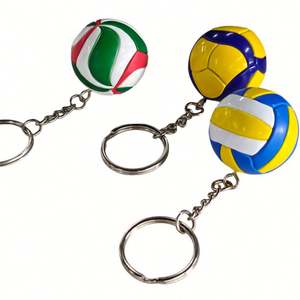 Llavero con Bola de Voleibol de 3.8CM, Adorno de PVC, Premio de Competición, Regalo Empresarial, Mini Llavero de Voleibol - Product Image 6