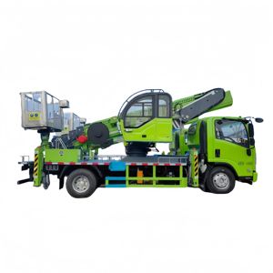 I-suzu 30m flèche télescopique <span class=keywords><strong>Diesel</strong></span> camion de travail aérien nouvel état transmission manuelle camion à godet télécommande homme chariot élévateur - Product Image 1
