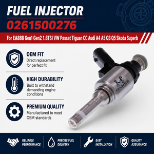 หัวฉีดเชื้อเพลิง0261500276 06H906036G 06H906036Q สำหรับ Audi VW Skoda Gen2 EA888 1.8T 2.0T - Product Image 4