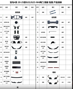 Adecuado para BMW Serie 4 G22/23 (2020-2025) M4, Cubierta de Doble Puerta - Product Image 2