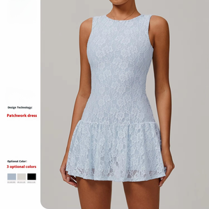 Vendite calde sport da corsa abito da corsa in pizzo nudo impiombato maglia traspirante cerniera Anti-esposizione Logo anteriore per il <span class=keywords><strong>Tennis</strong></span> Wear OEM Team - Product Image 1