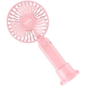 <b>Portable</b> Rechargeable Fan Pink <b>Table</b> Stand KSC 1510 - Product Image 2
