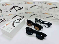 Gafas Inteligentes con IA G2, Transmisión Wi-Fi, Cámara para Tomar Fotos y Videos, Grabación de Audio 1080P, Traductor IA, Auriculares Integrados