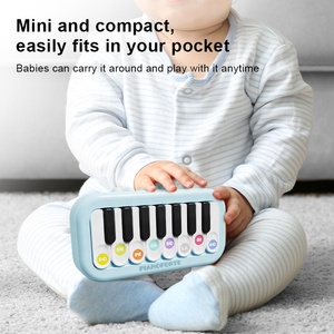 Simulation personnalisée des Lumières Dessin Animé <span class=keywords><strong>Piano</strong></span> Clavier Clé Jouets pour Enfants Musique Multifonctionnelle Mini Poches <span class=keywords><strong>Piano</strong></span> Électronique - Product Image 6