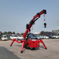 Mini-grue araignée sur chenilles en caoutchouc personnalisable du fabricant chinois pour la construction et la location