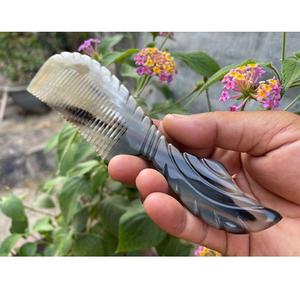 Handmade Buffalo Horn <b>Hair</b> <b>Comb</b> Smooth Wide Tooth Polished Natural Horn <b>Comb</b> <b>For</b> <b>Men</b> Women Reduces <b>Hair</b> Static & Promotes Shine - Product Image 1