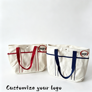 Sac fourre-tout en toile personnalisé OEM avec logo, grand sac de courses réutilisable, logo personnalisé - Product Image 1