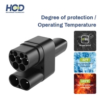 Adaptateur DC HCD CCS2 vers NACS, connecteur de prise d'entrée/sortie pour véhicule électrique, pour la mise à niveau Tesla